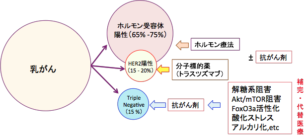 トリプル ネガティブ乳がんの補完 代替医療